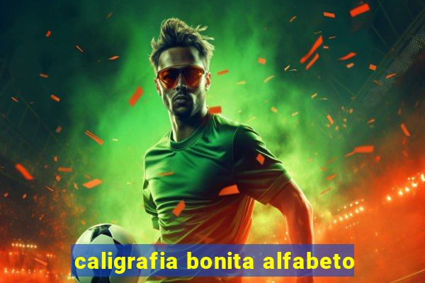 caligrafia bonita alfabeto